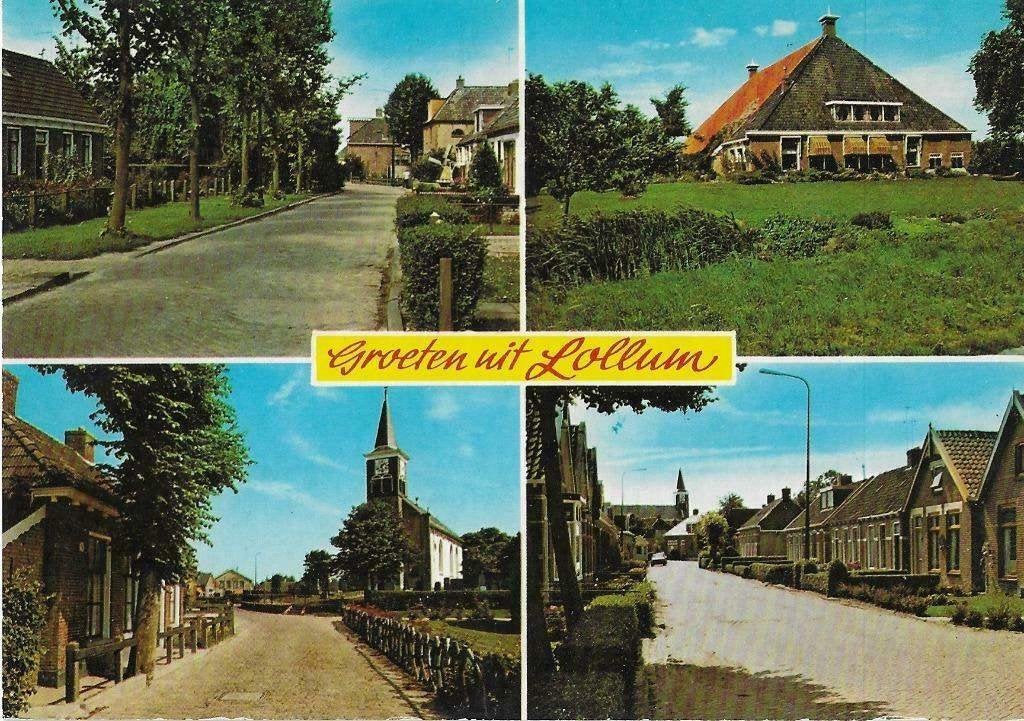 AK Lollum - Groeten uit......, Ophalen of Verzenden, 1960 tot 1980, Ongelopen, Friesland