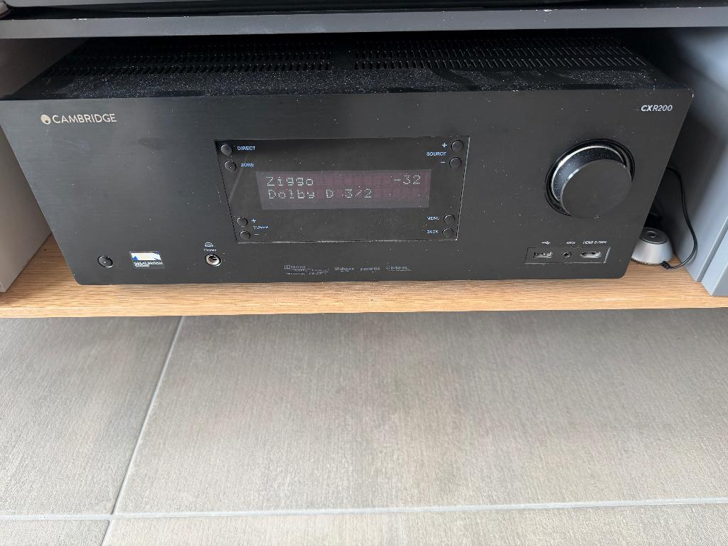 Cambridge CXR 200, B&W 705 S2, 7.1-systeem, Gebruikt, 70 watt of meer, Overige spelers