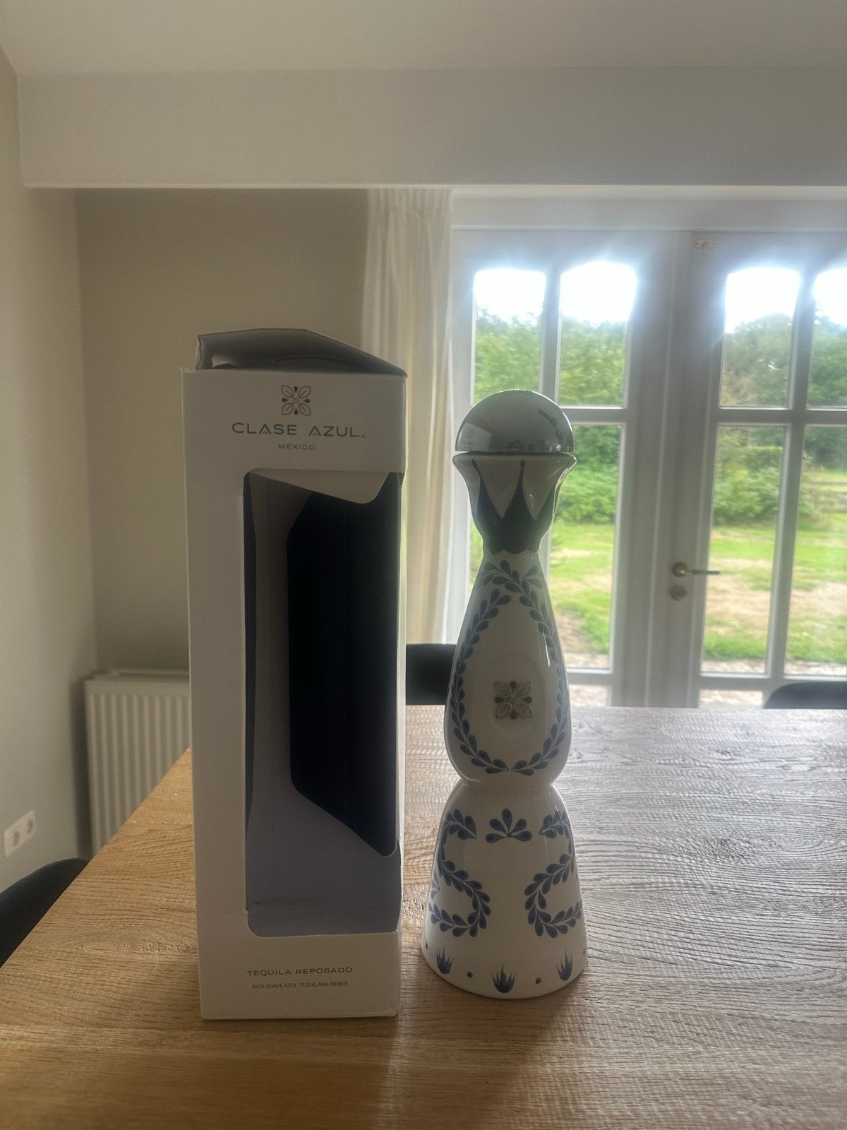 Lege Clase Azul fles voor decoratie, Huis en Inrichting, Woonaccessoires | Vazen, Handgemaakt, Blauw, Ophalen of Verzenden, Zo goed als nieuw