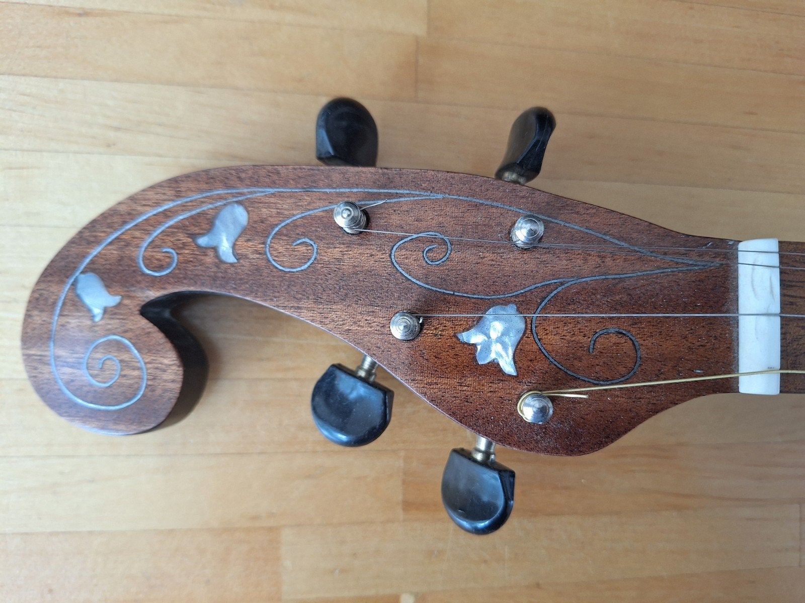 Hals Dulcimer - Eenvoudig te bespelen snaarinstrument, Muziek en Instrumenten, Ophalen of Verzenden, Gebruikt, Overige typen