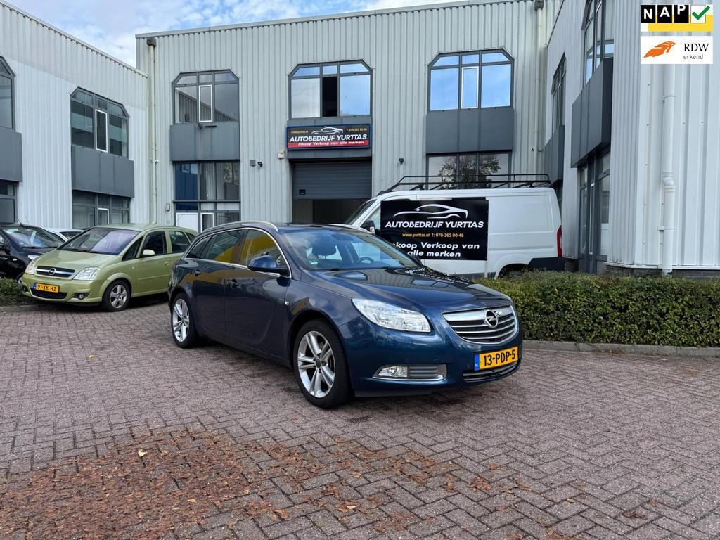 Opel Insignia Sports Tourer 1.6 T Cosmo, Euro 5, Gebruikt, 4 cilinders, Blauw