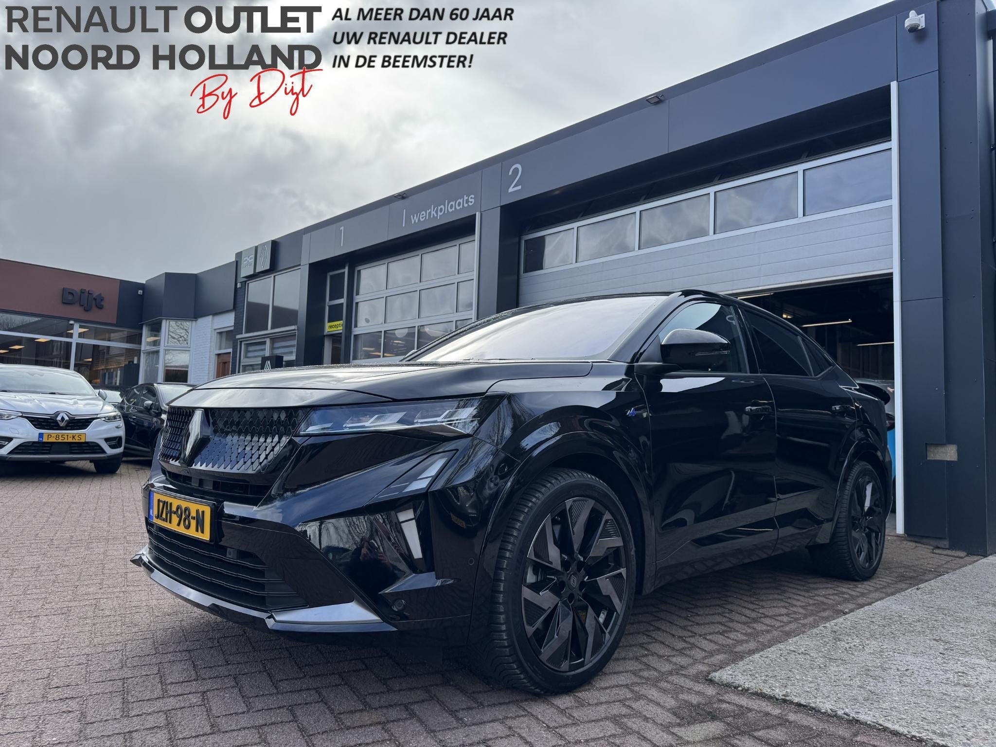 Renault Rafale 1.2 E-Tech 4x4 plug-in hybrid 300 esprit Alpi, Auto's, Renault, Automaat, Gebruikt, 1199 cc, Zwart