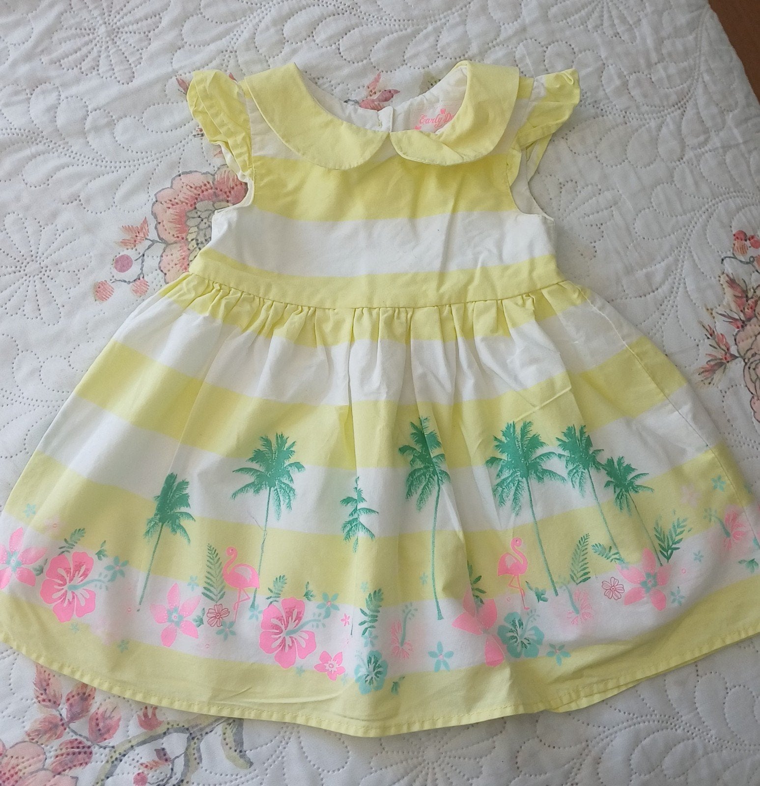 Drie schattige jurkjes voor meisjes - Maat 74, Kinderen en Baby's, Babykleding | Maat 80, Ophalen, Gebruikt, Meisje, Jurkje of Rokje