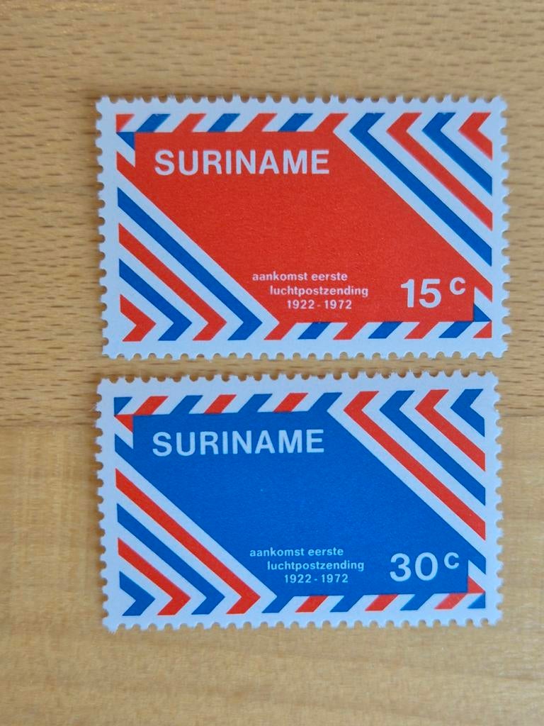 Suriname 1972 luchtpost, Postzegels en Munten, Postzegels | Suriname, Ophalen of Verzenden, Postfris
