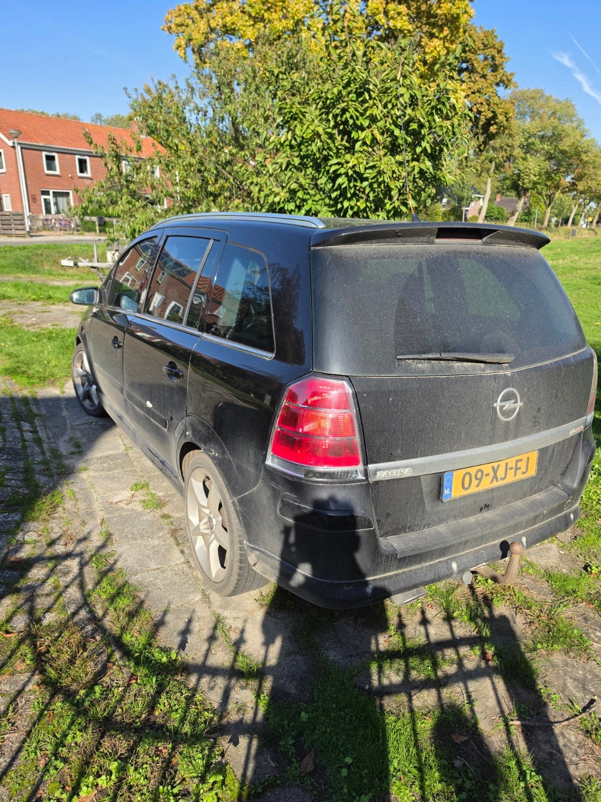 Opel Zafira 2.0 Turbo 2007 Zwart, Ophalen, Gebruikt, Opel