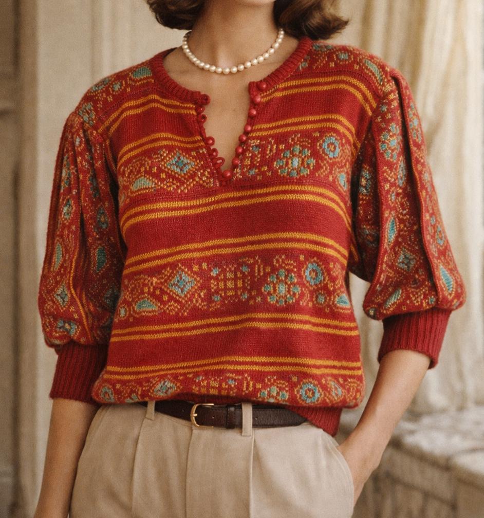 Leuke vintage trui, Verzenden, Zo goed als nieuw, Maat 46 (S) of kleiner, Vintage