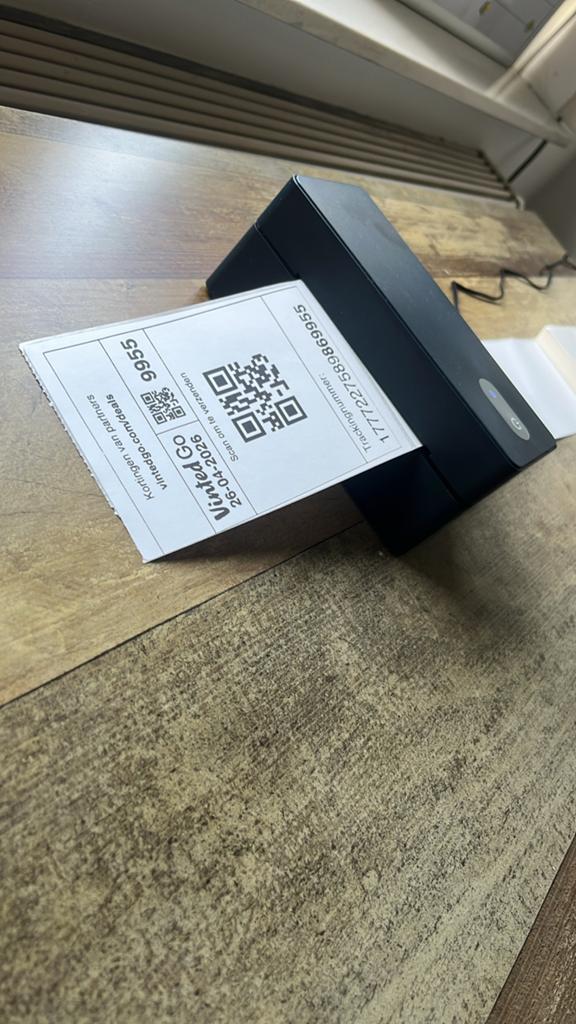 Compacte Thermische Labelprinter 4 bij 6- Zo Goed Als Nieuw, Zwart-en-wit printen, Printer, Ophalen of Verzenden, Zo goed als nieuw