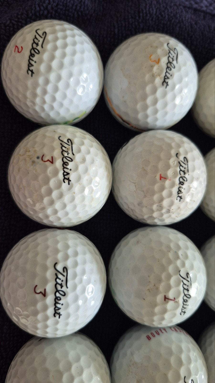 Titleist golfballen mix lakeballs 50 stuks, Ophalen of Verzenden, Zo goed als nieuw, Bal(len), Overige merken