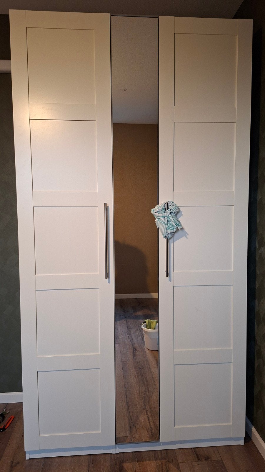 Ikea Bergsbo deur, ZONDER scharnieren en handvatten., Ophalen, Gebruikt, 200 cm of meer, 50 tot 100 cm
