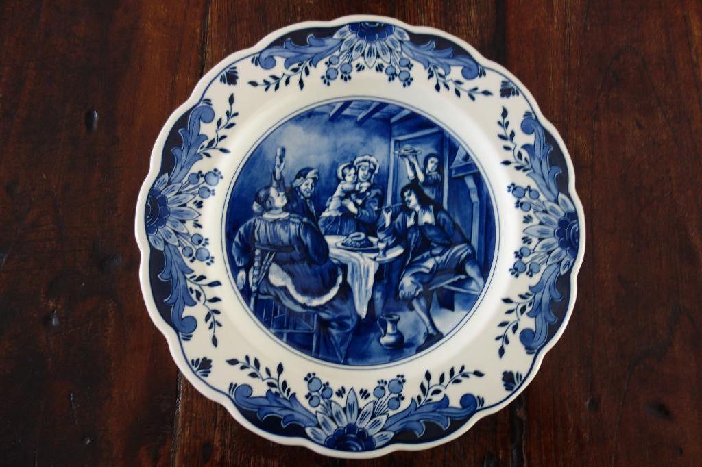 Wandbord Delfts Blauw Regina, Ophalen of Verzenden