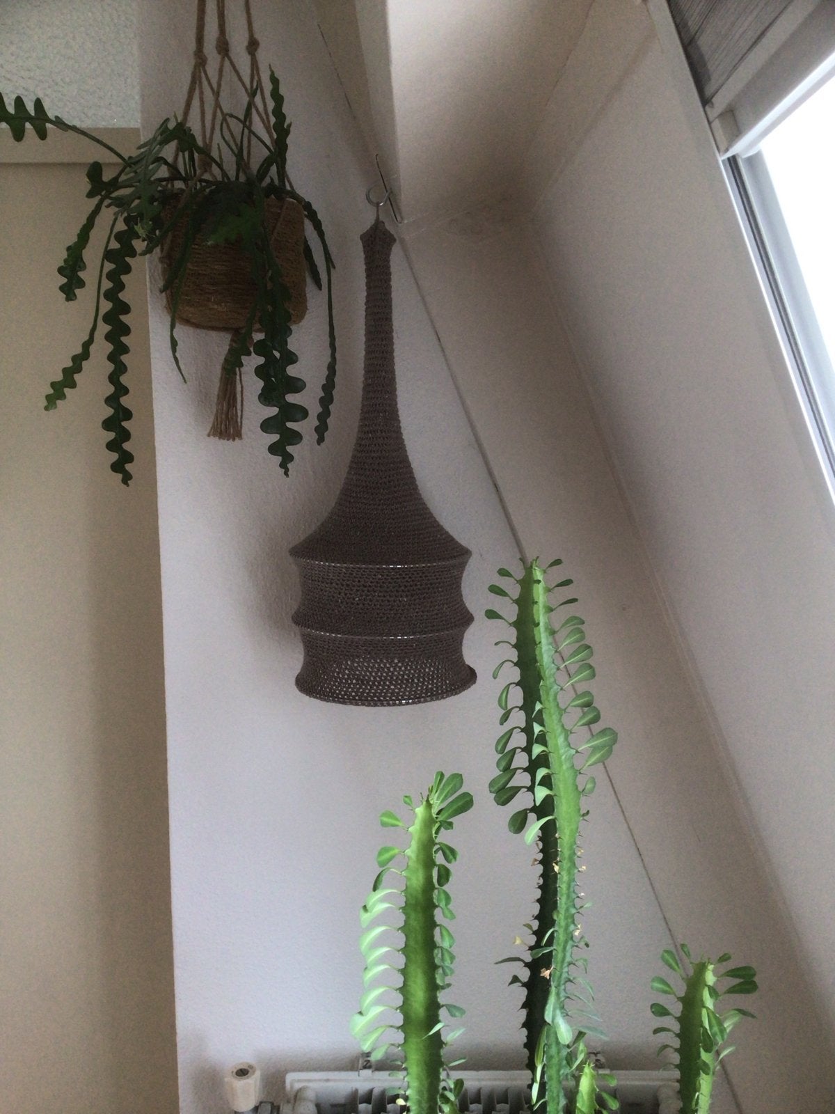 Gehaakte Marokkaanse tajine lamp, Huis en Inrichting, Ophalen of Verzenden, Nieuw, Textiel, Overige fittingen