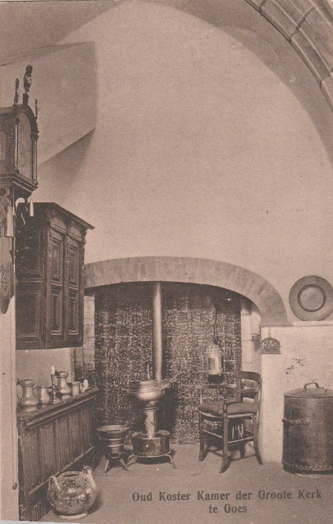 goes- interieur grote kerk 1913, Ophalen of Verzenden, Voor 1920, Zeeland