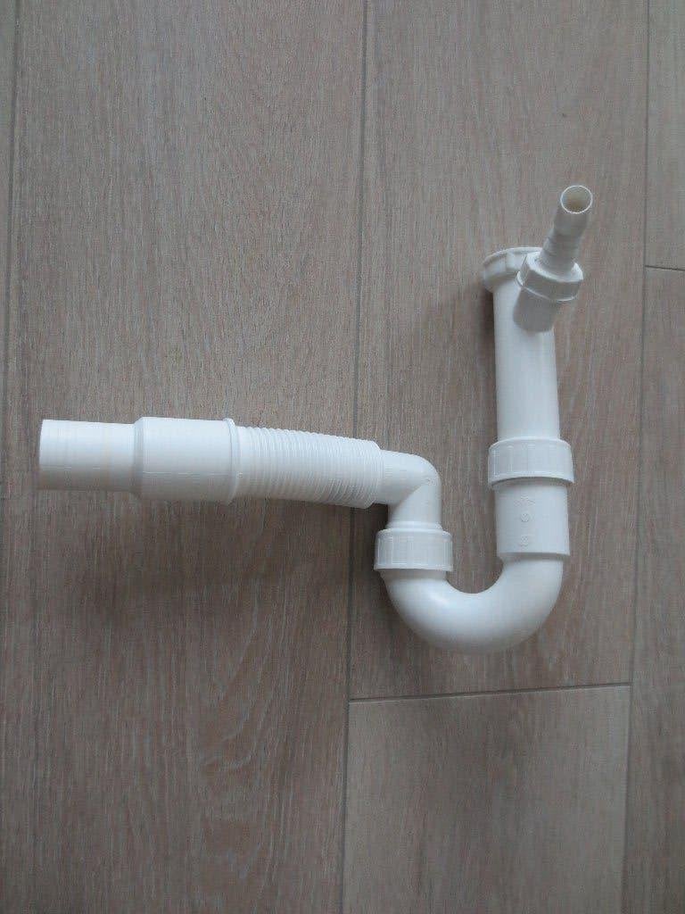 Viega spoelbakafvoer met flexibele buis, nieuw, Afvoer, Pvc, Nieuw, Ophalen of Verzenden
