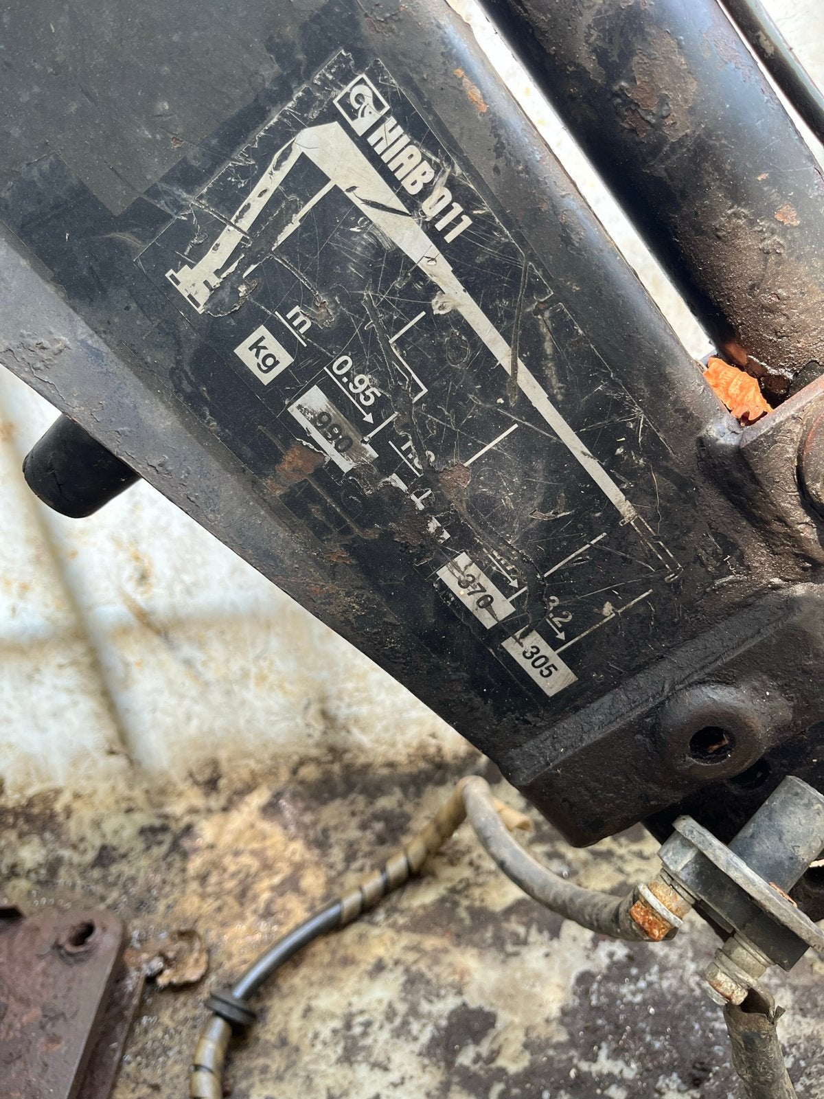 Hiab 011 Laadkraan - Compacte en Krachtige Hulp, Ophalen, Kraan
