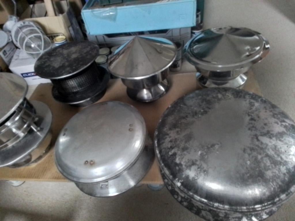 Schoorsteenkap rvs en kachel koord, Ophalen, Hout, Houtkachel