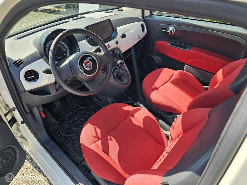 Fiat 500 1.0 TwinAir Turbo I Airco I Elektr.-pakket I Navi I, Gebruikt, 840 kg, Wit, Origineel Nederlands