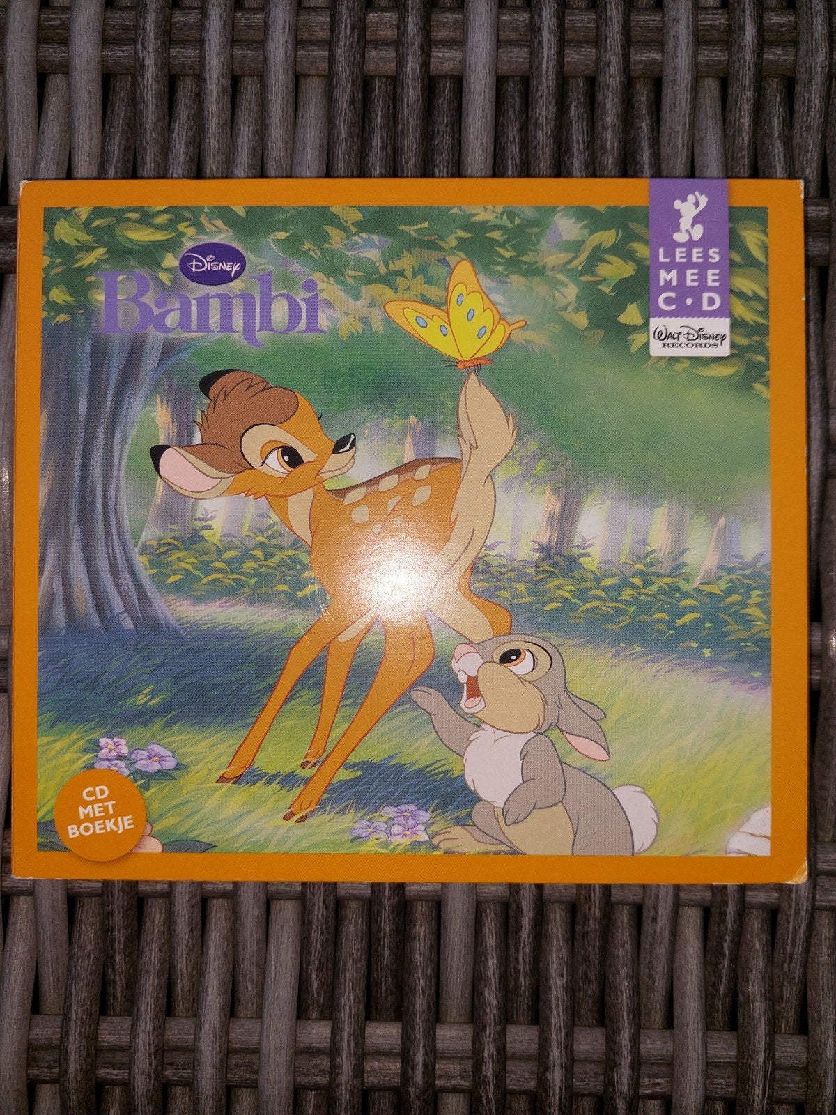 Disney Bambi Lees Mee CD Boekje - Zo goed als nieuw, Boeken, Ophalen of Verzenden, Zo goed als nieuw, Walt Disney, 3 tot 4 jaar