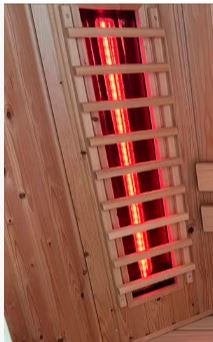 maak van u sauna een mooie combi sauna met deze lampen set, Sport en Fitness, Sauna, Ophalen, Zo goed als nieuw, Infrarood, Onderdelen