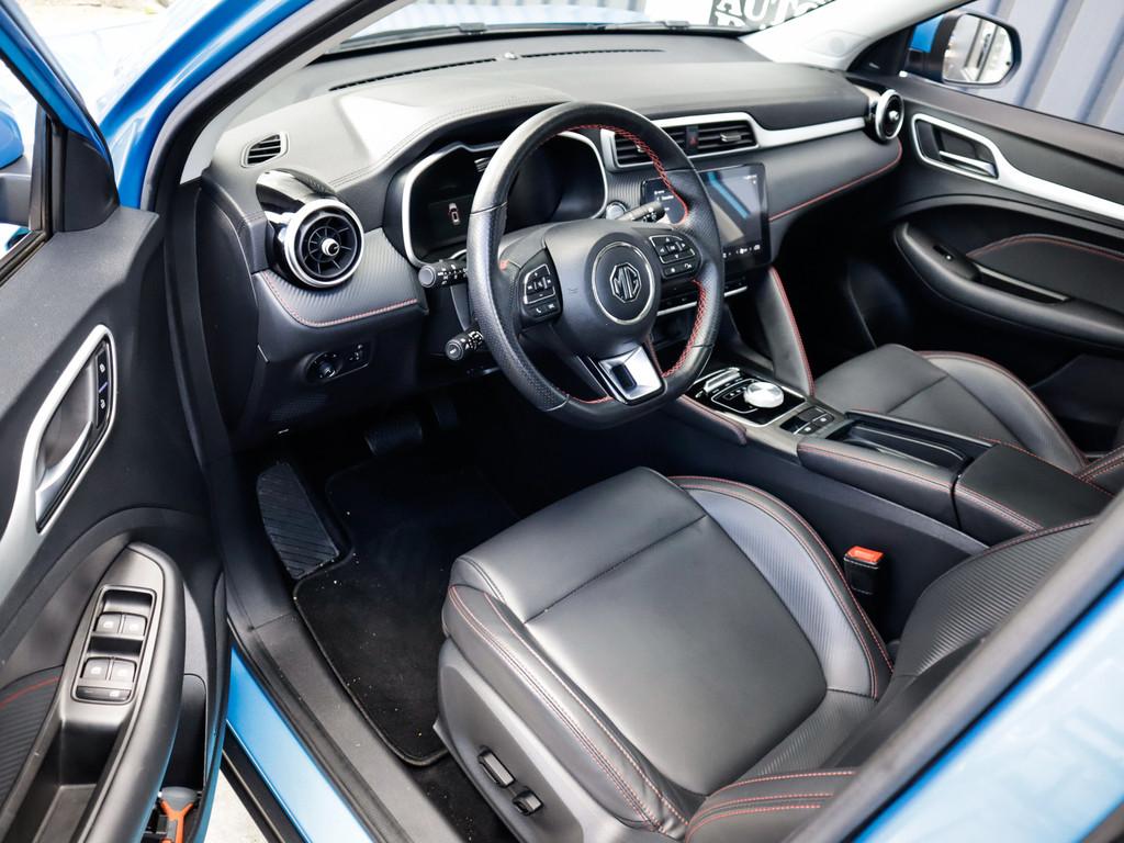 MG Mg zs ev EV Standard Range Luxury 50 kWh 3-Fase 1e-Eig. &, Auto's, 12 maanden, Zwart, 320 km, 177 pk