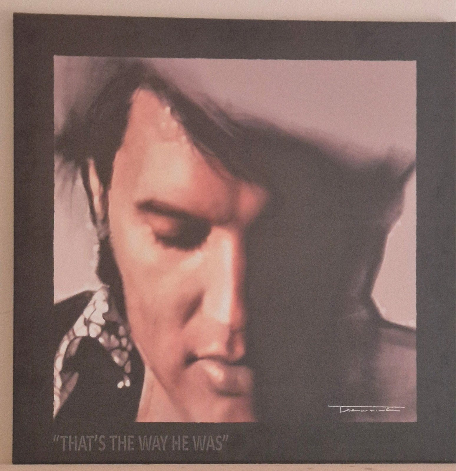 Elvis Presley op  canvas, Ophalen of Verzenden, Zo goed als nieuw