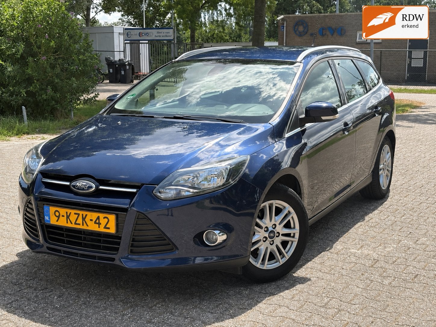 Ford Focus 1.0 Ecoboost 92KW Wagon 2013 Blauw, Auto's, Ford, Bedrijf, Focus, Benzine, A, Stationwagon, Handgeschakeld, Origineel Nederlands