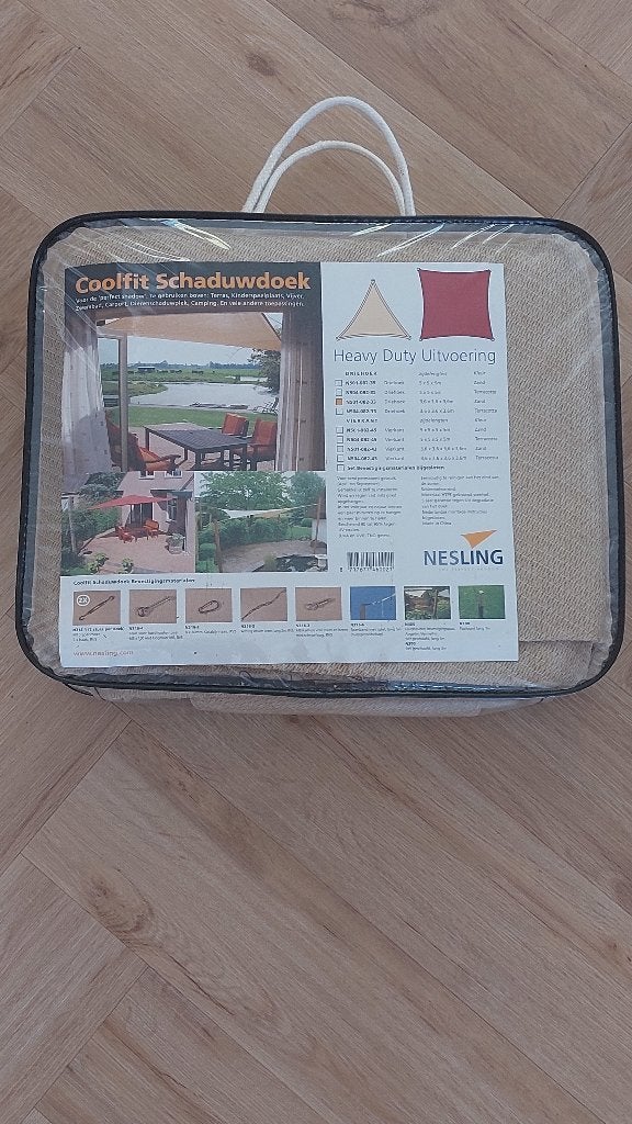 Coolfit schaduwdoek Van Nesling, driehoek, Tuin en Terras, Schaduwdoeken, Ophalen, Nieuw