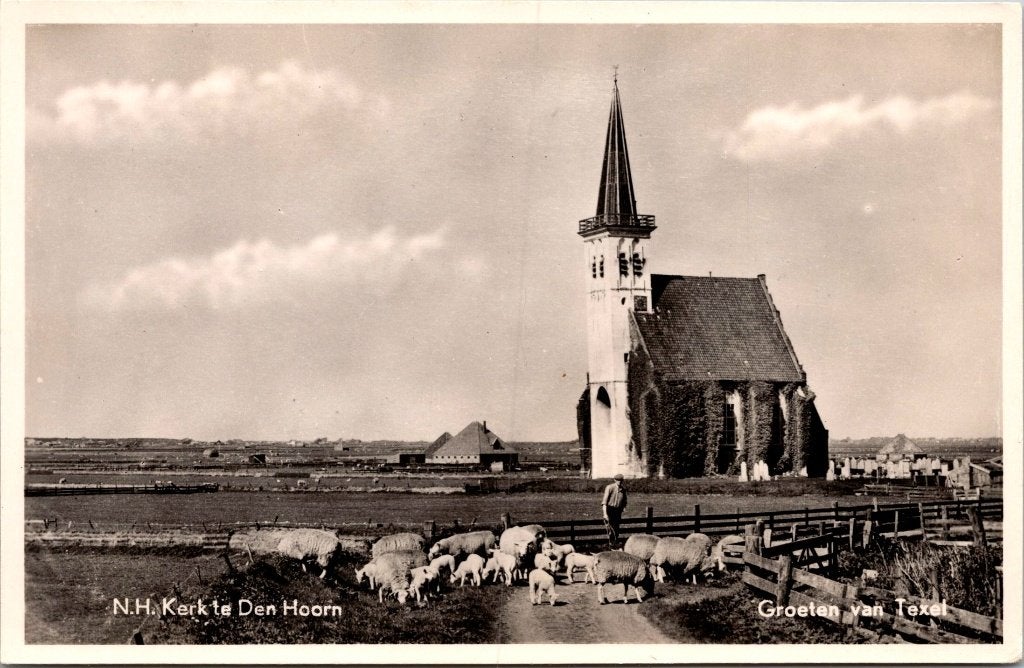 Den Hoorn Texel - 12 ansichtkaarten, Verzenden, 1960 tot 1980, Gelopen, Waddeneilanden