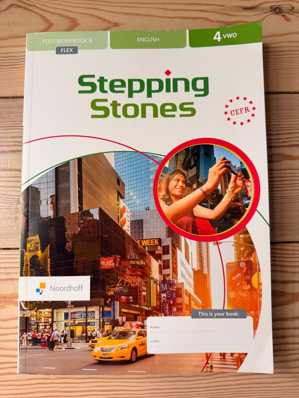 Stepping Stones 4 VWO Engels Tekst/Werkboek B, Ophalen of Verzenden, Zo goed als nieuw, VWO, Engels