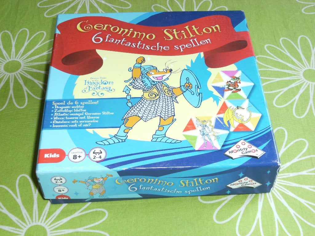 Geronimo Stilton - 6 fantastische spellen, Hobby en Vrije tijd, Gezelschapsspellen | Bordspellen, Een of twee spelers, Ophalen of Verzenden