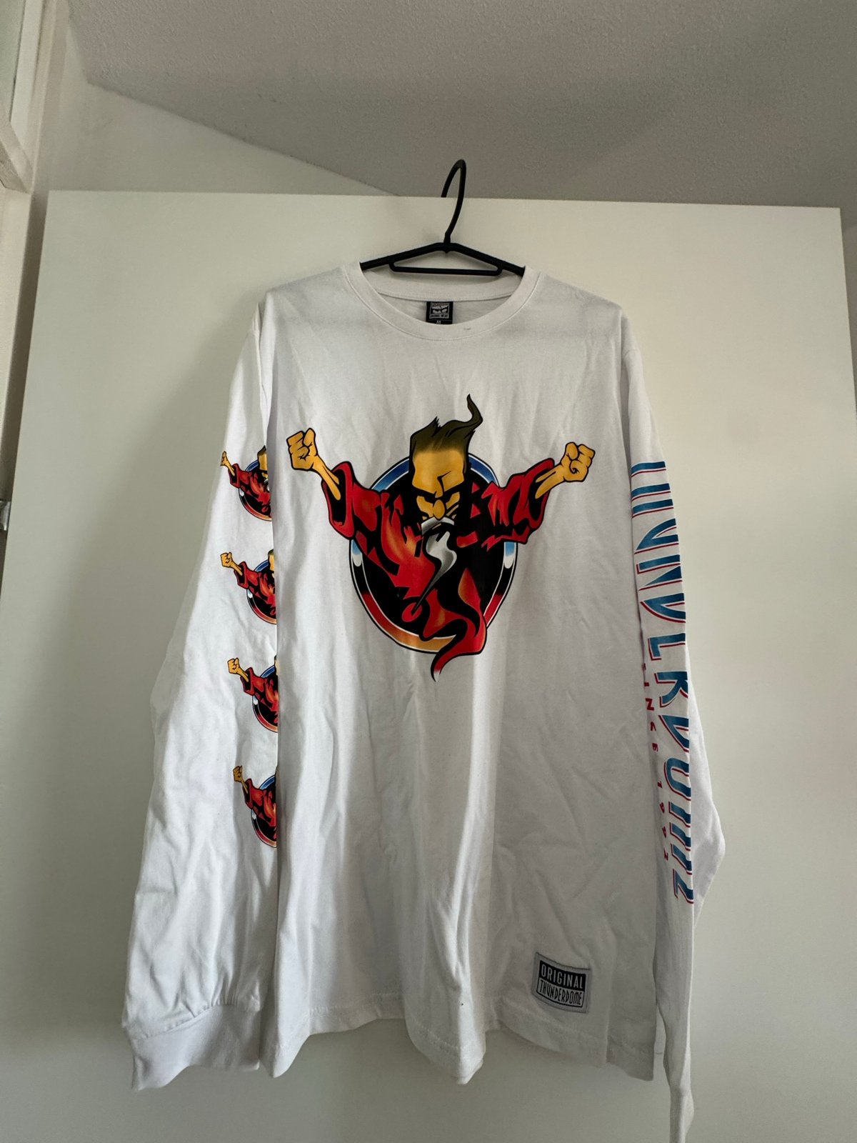 Thunderdome Longsleeve T-shirt - Nieuw - Maat M, Ophalen of Verzenden, Nieuw, Maat 48/50 (M), Wit