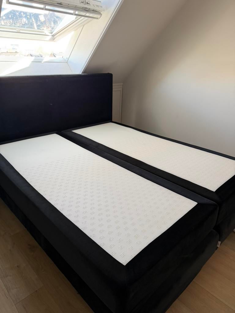 Boxspring Lettobeds 180x210, Ophalen, Tweepersoons, Zo goed als nieuw, 180 cm