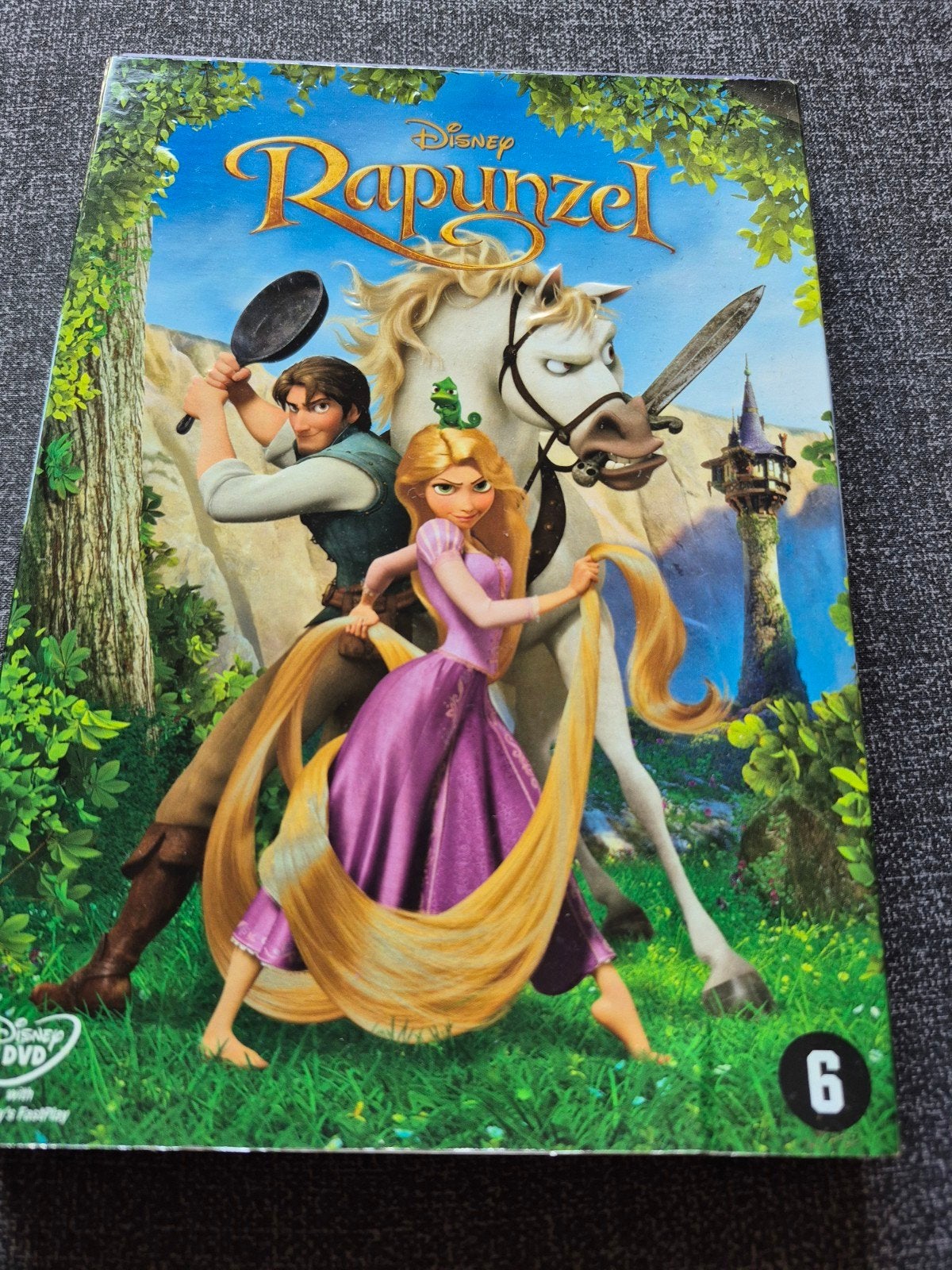 Disney Rapunzel DVD - Zo goed als nieuw, Animatie, Verzenden, Amerikaans, Nederlands