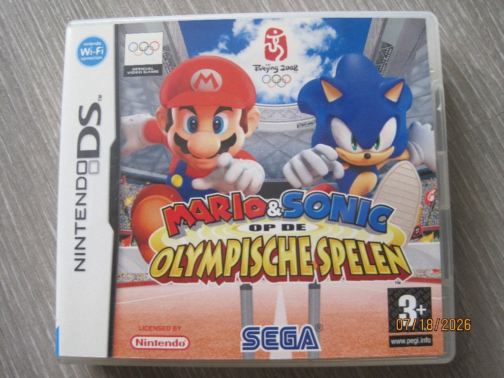 Mario & Sonic op de Olympische spelen, Spelcomputers en Games, Spelcomputers | Nintendo DS, Met games, Overige modellen, Zwart