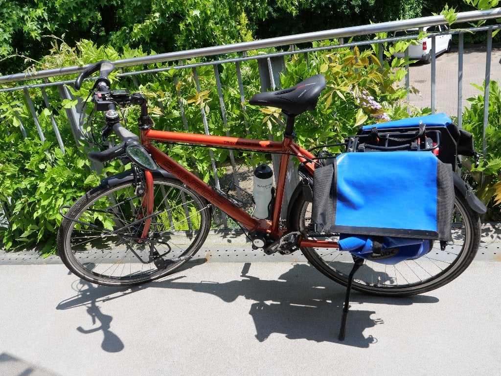 Santos kampeer fiets, Fietsen en Brommers, Velgrem, Versnellingen, 49 tot 53 cm, Zo goed als nieuw