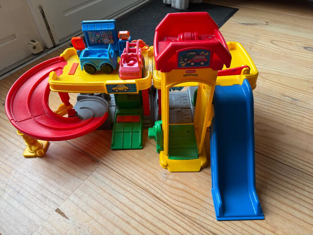 Vrolijke garage Fisher Price, Ophalen, Gebruikt, Speelset