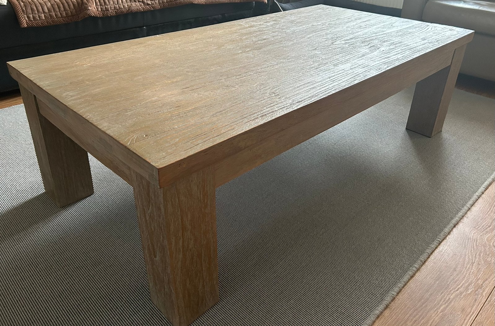 Salontafel, teak hout, in zeer goede staat, Huis en Inrichting, Ophalen, 100 tot 150 cm, Teakhout, 50 tot 100 cm