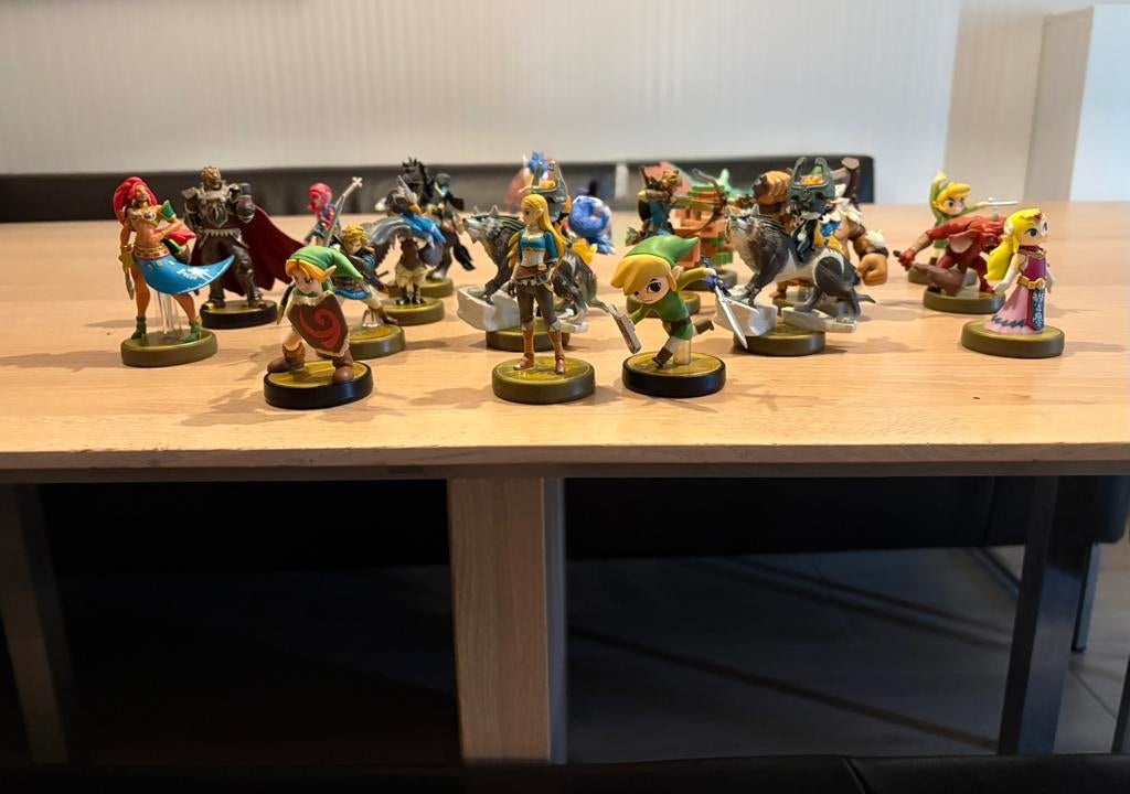 Amiibo figuren 20 stuks zgan, Ophalen, Zo goed als nieuw
