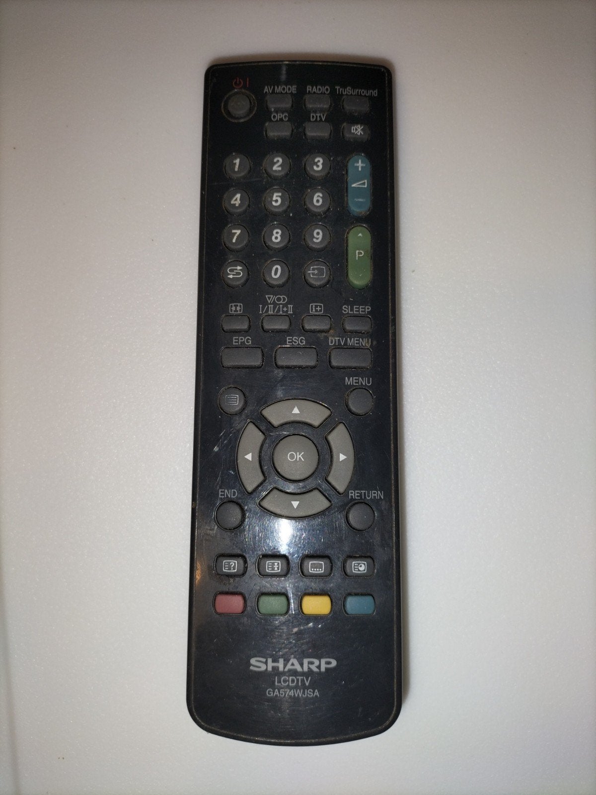 Sharp GA574WJSA / GA591WJSA Afstandsbediening voor LCD TV, Ophalen of Verzenden, Gebruikt, Origineel, Tv