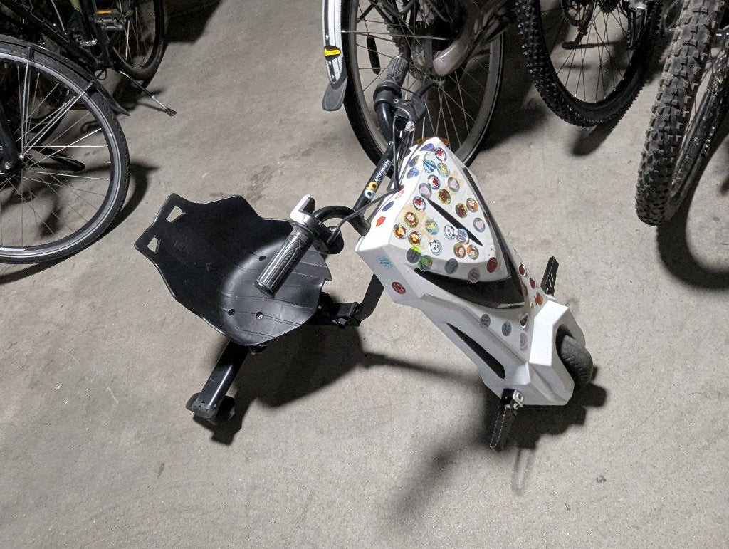 Electrische Drift trike, Gebruikt