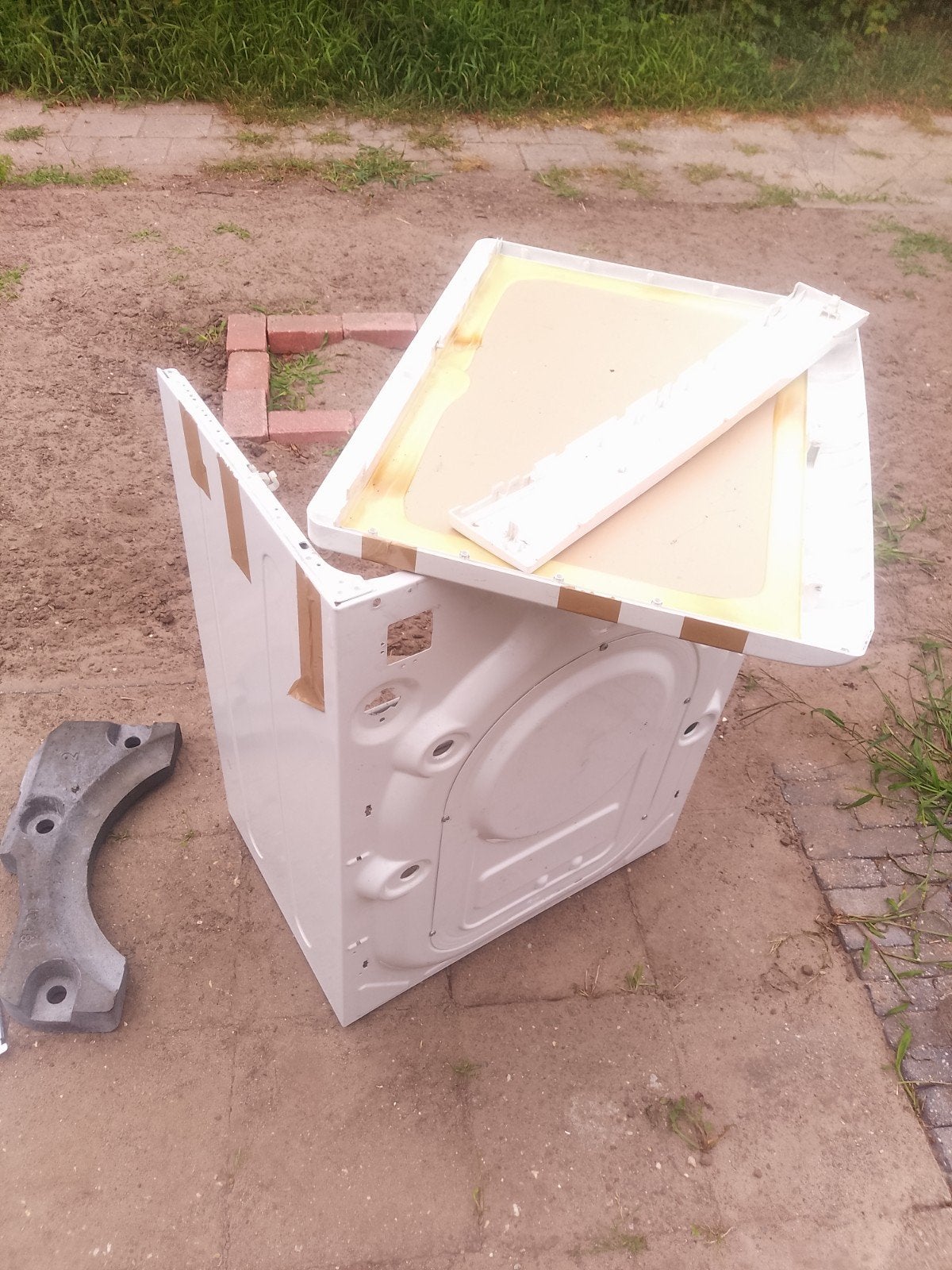 Wasmachine behuizing voor oud ijzer gratis op te halen, Ophalen, Gebruikt