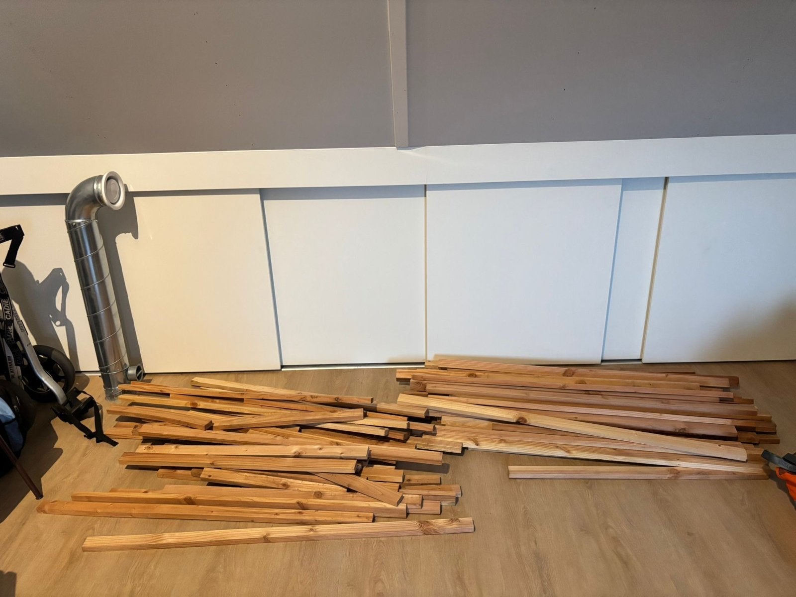 Douglas houten latten en planken, Doe-het-zelf en Verbouw, Hout en Planken, Ophalen, 25 tot 50 mm, Nieuw, Plank