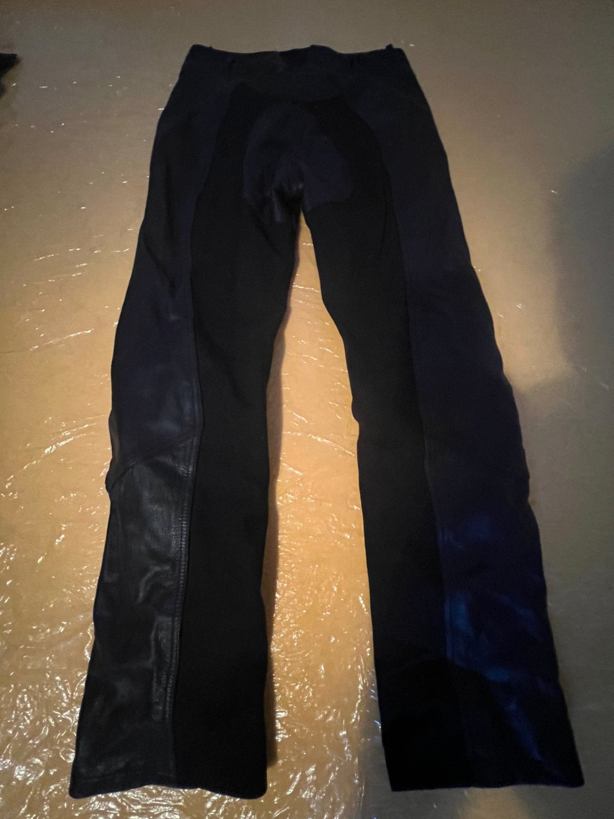 Richi leren motorbroek, Motoren, Kleding | Motorkleding, Ophalen of Verzenden, Tweedehands, Dames, Broek | leer