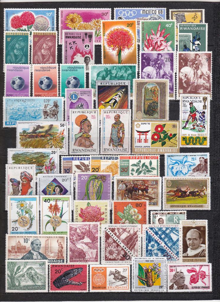 337. Rwanda Rwandaise, Ophalen of Verzenden, Overige landen, Postfris