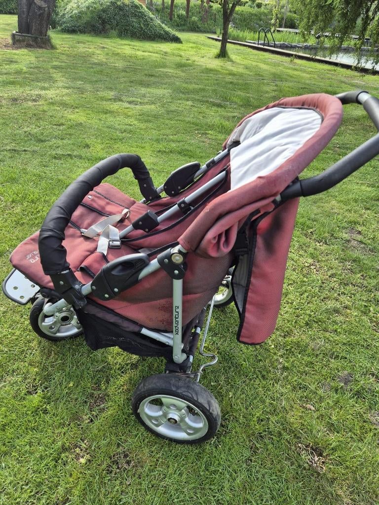 Dubbele wandelwagen, Ophalen, Gebruikt