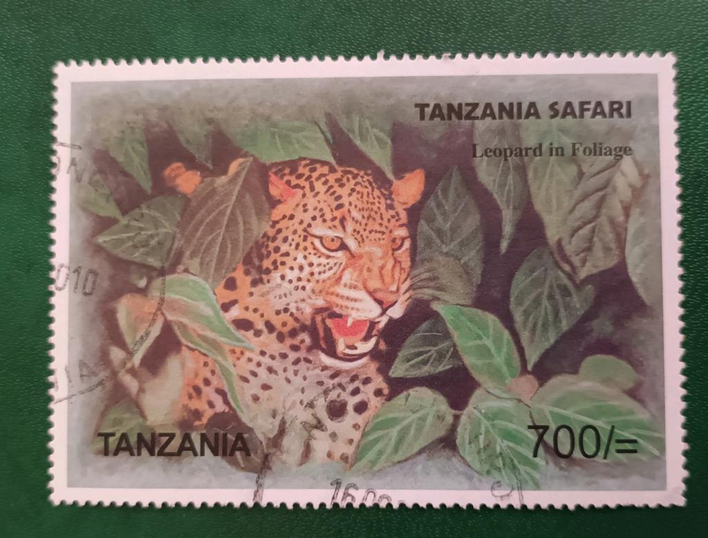 Tanzania pz leopard, Verzenden, Tanzania, Gestempeld