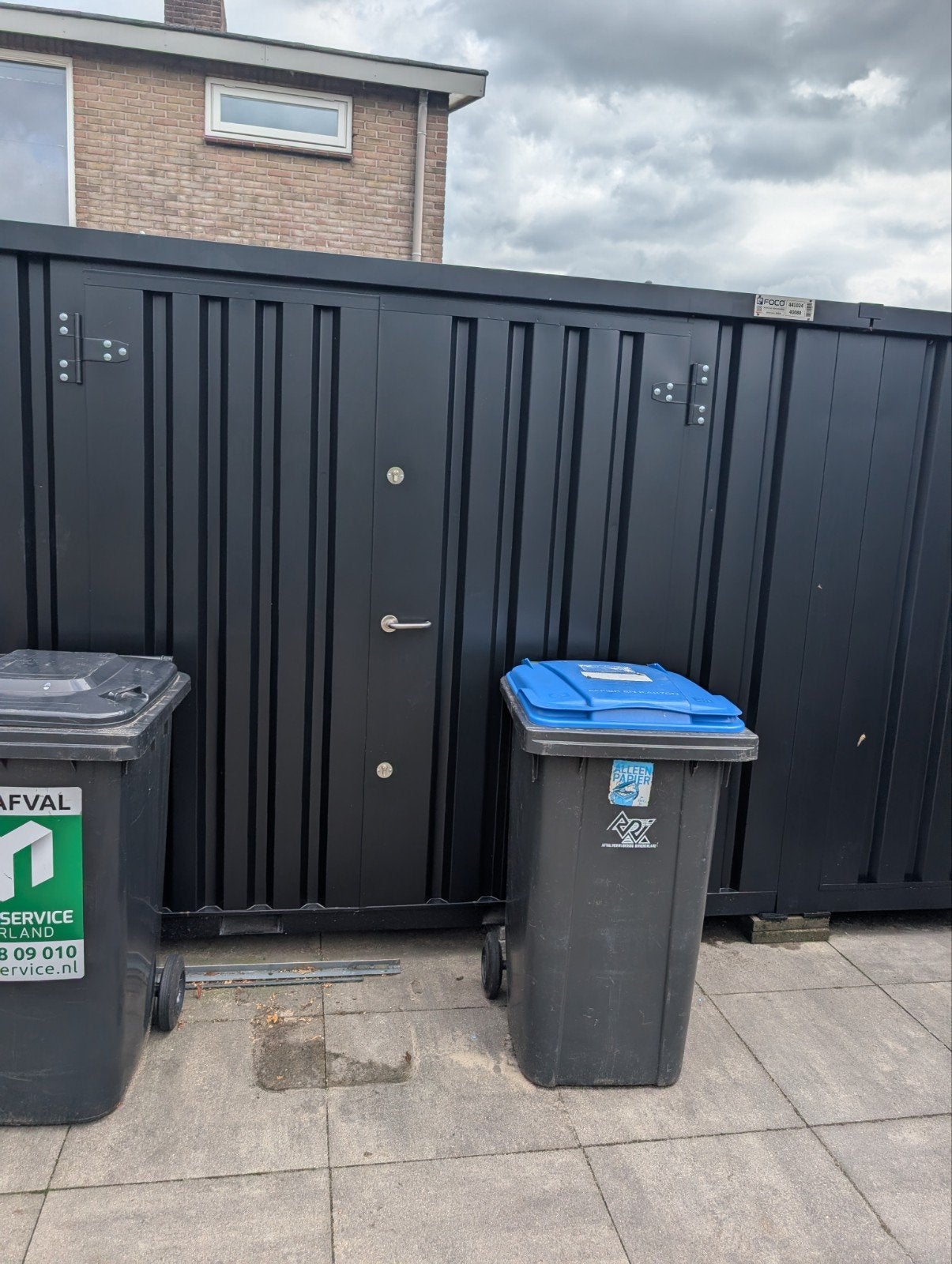 Foco Containerberging 9 x 2 meter of 3 units van 3x 2, Tuin en Terras, Ophalen of Verzenden, Zo goed als nieuw, Metaal, Containerberging