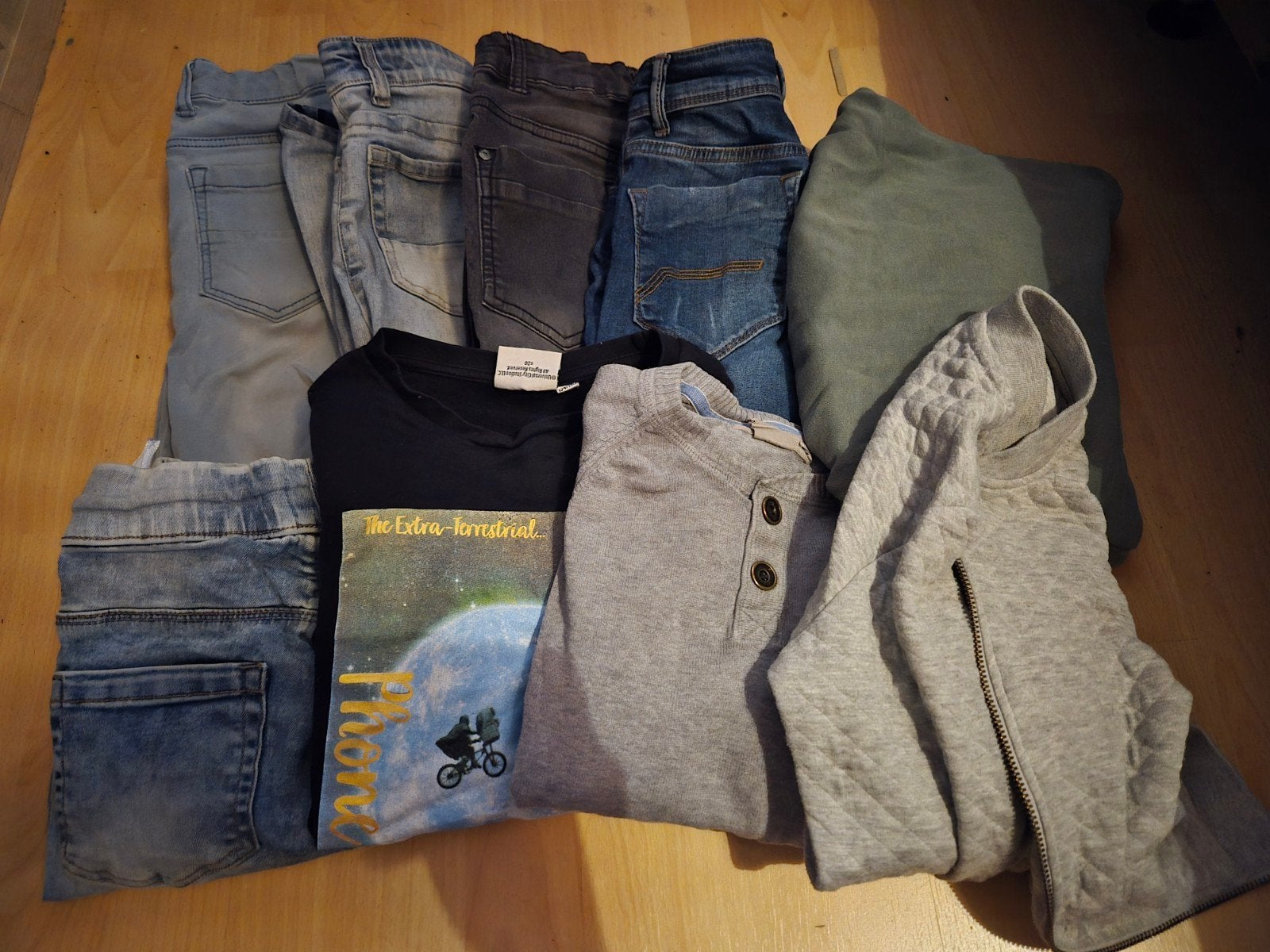 Kledingpakket jongen maat 128/134 - Skinny jeans & meer, Ophalen of Verzenden, Gebruikt