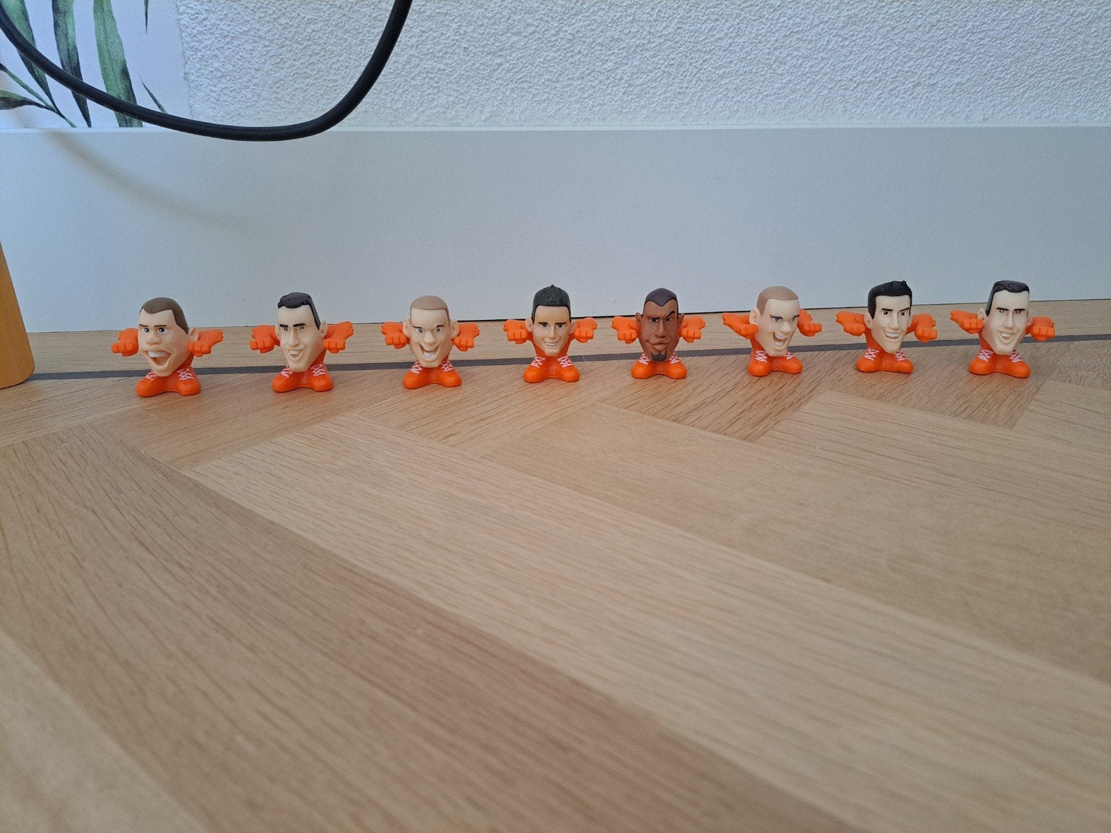 8 C1000 voetbal poppetjes / spelers, Verzamelen, C1000, Ophalen of Verzenden