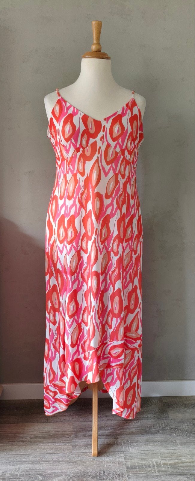 Angelle Milan travel jurk met print maat XL, Angelle Milan, Ophalen of Verzenden, Zo goed als nieuw, Rood