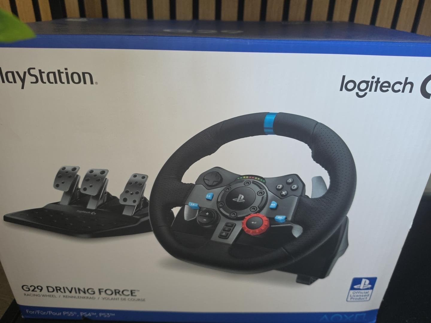 Logitech G29 Driving Force racestuur met pedalen, Spelcomputers en Games, Spelcomputers | Sony PlayStation Consoles | Accessoires